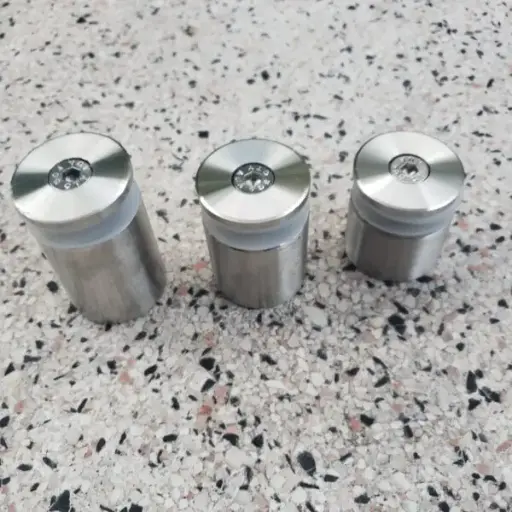 Ốc bắt kính TLC002-030 Inox 304 đặc Ø38 dài 3cm màu đen 